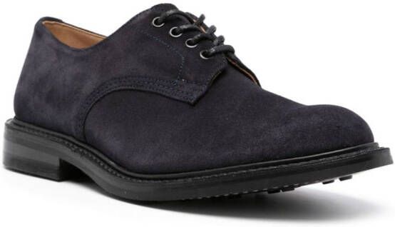 Tricker's Derby schoenen met ronde neus Blauw