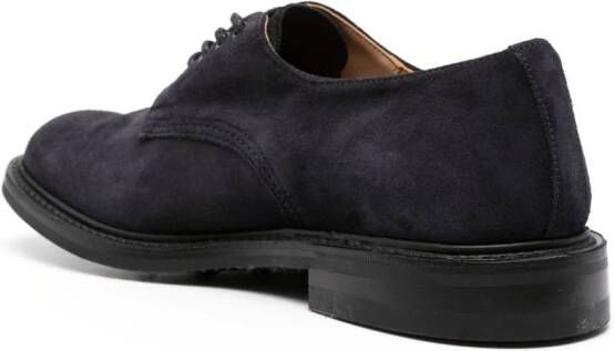 Tricker's Derby schoenen met ronde neus Blauw