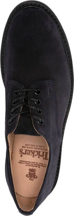 Tricker's Derby schoenen met ronde neus Blauw