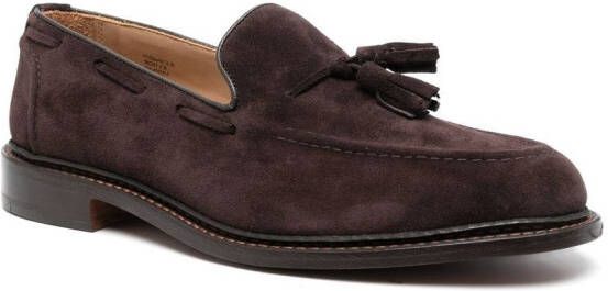 Tricker's Elton suède loafers Bruin