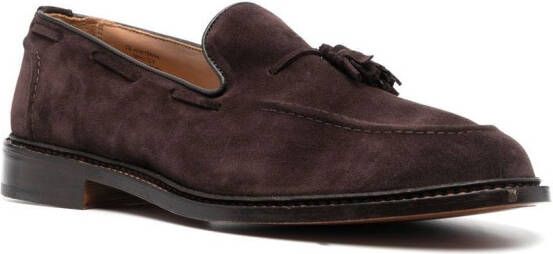 Tricker's Elton loafers met kwastje Bruin