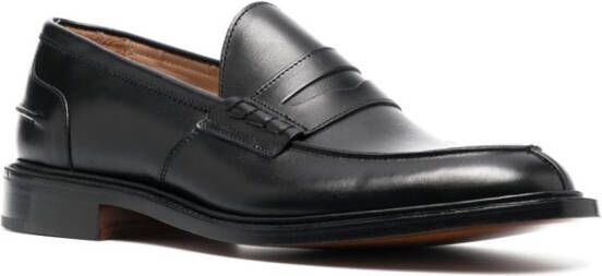 Tricker's Loafers met ronde neus Zwart