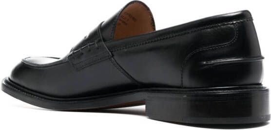 Tricker's Loafers met ronde neus Zwart