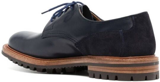 Tricker's Derby veterschoenen Blauw