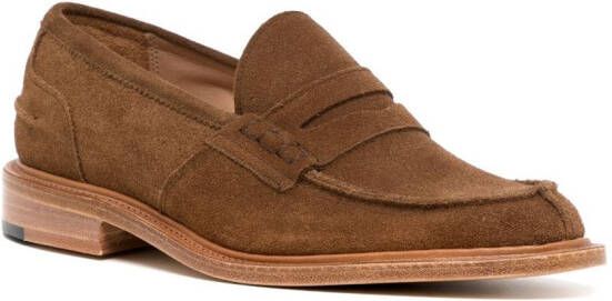 Tricker's Suède loafers Bruin