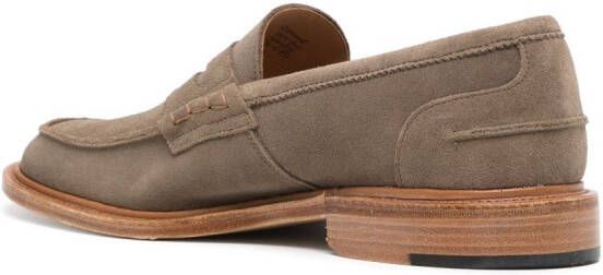 Tricker's Suède loafers Bruin