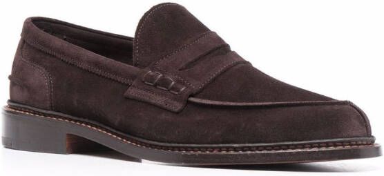 Tricker's Suède loafers Bruin