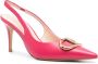 TWINSET Pumps met logoplakkaat Roze - Thumbnail 2