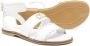 TWINSET Kids Oval T leren sandalen Wit - Thumbnail 2