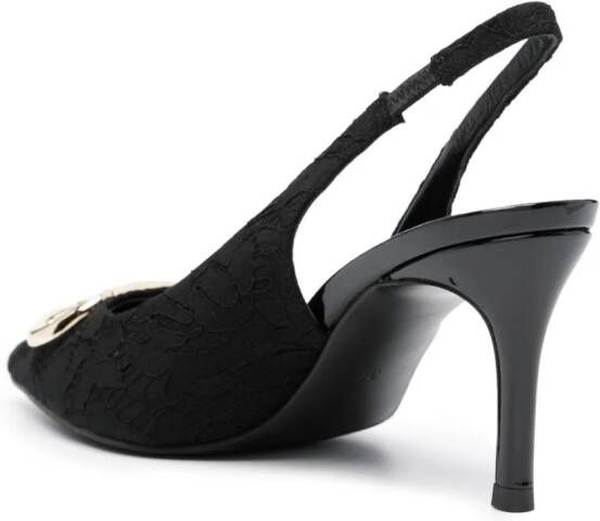 TWINSET Oval slingback pumps Zwart