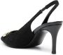 TWINSET Oval slingback pumps Zwart - Thumbnail 3