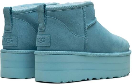 UGG Classic Ultra Mini laarzen met plateauzool Blauw