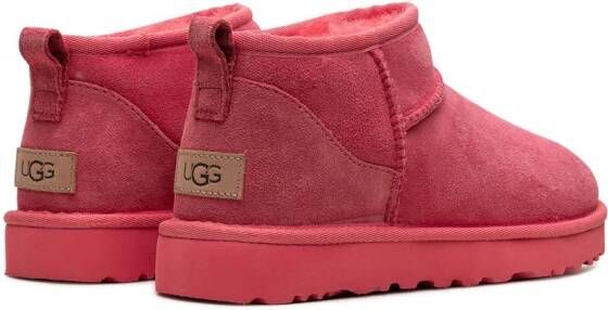 UGG Classic Ultra Mini suède laarzen Roze