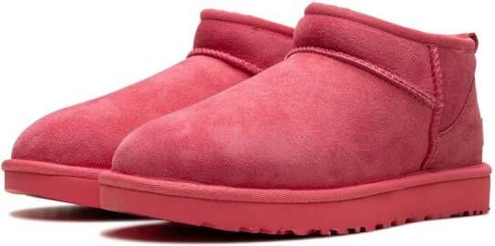 UGG Classic Ultra Mini suède laarzen Roze