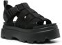 UGG Cora leren sandalen Zwart - Thumbnail 2