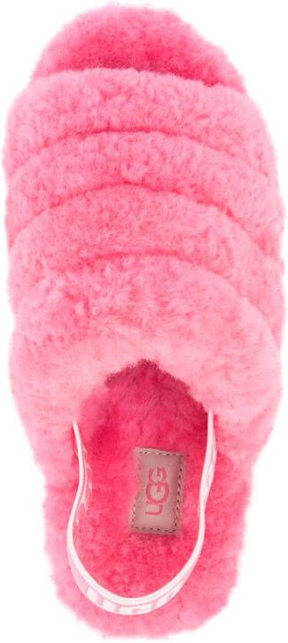 UGG Fluff Yeah slingback sandalen Roze