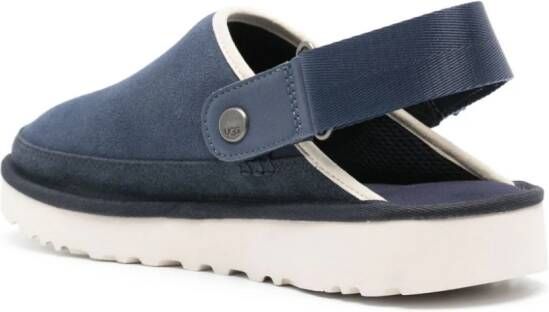 UGG Goldencoast suède slippers Blauw