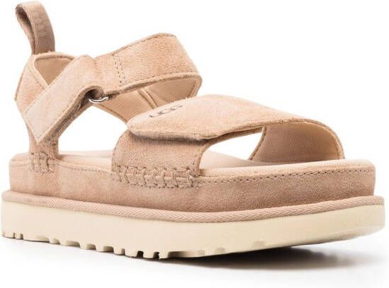 UGG Goldenstar sandalen met klittenband Beige