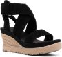 UGG Ileana sandalen met sleehak Zwart - Thumbnail 2