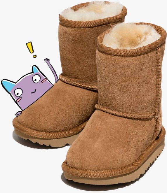 UGG Kids Classic II enkellaarzen Bruin