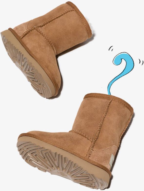 UGG Kids Classic II enkellaarzen Bruin