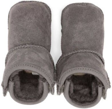 UGG Kids Leren enkellaarzen Grijs