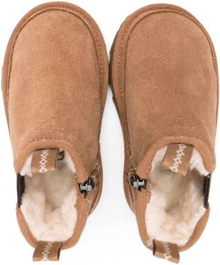 UGG Kids Neumel Chelsea suède laarzen Bruin