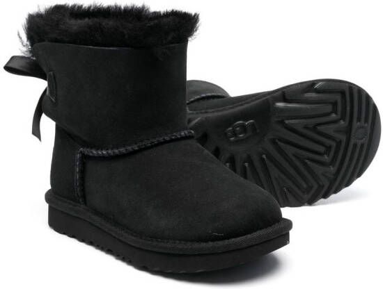 UGG Kids Suède enkellaarzen Zwart