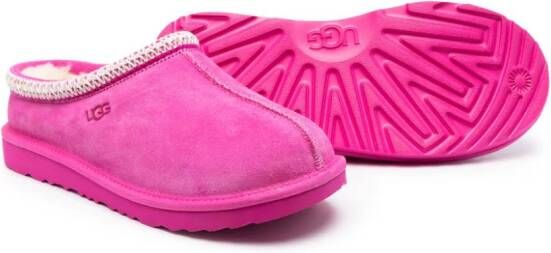 UGG Kids Tasman slippers met stikseldetail Roze