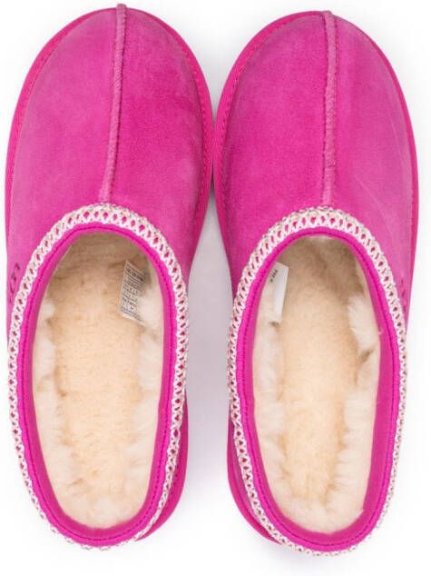 UGG Kids Tasman slippers met stikseldetail Roze