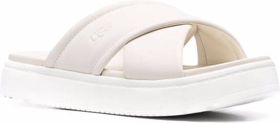 UGG Sandalen met gekruist bandje Beige