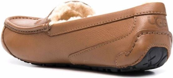 UGG x Telfar loafers met logo-reliëf Bruin