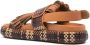 Ulla Johnson Alba leren sandalen Bruin - Thumbnail 3