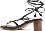 Ulla Johnson Nicolette Shell leren sandalen Zwart - Thumbnail 3