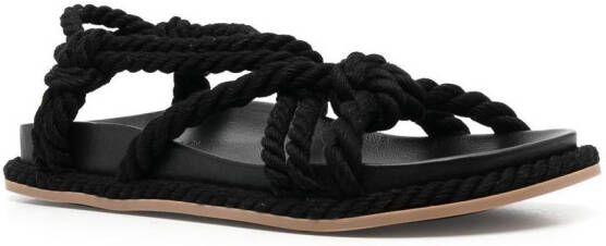 Ulla Johnson Suri sandalen met touw Zwart