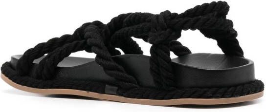 Ulla Johnson Suri sandalen met touw Zwart