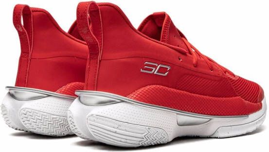 Under Armour Team Curry 7 low-top sneakers Rood