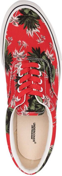 Undercover Sneakers met palmboomprint Rood