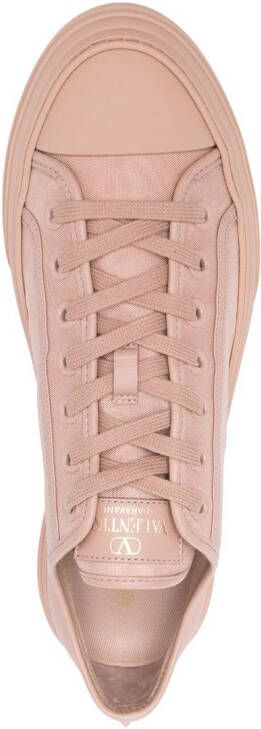 Valentino Garavani Sneakers met logopatch Roze