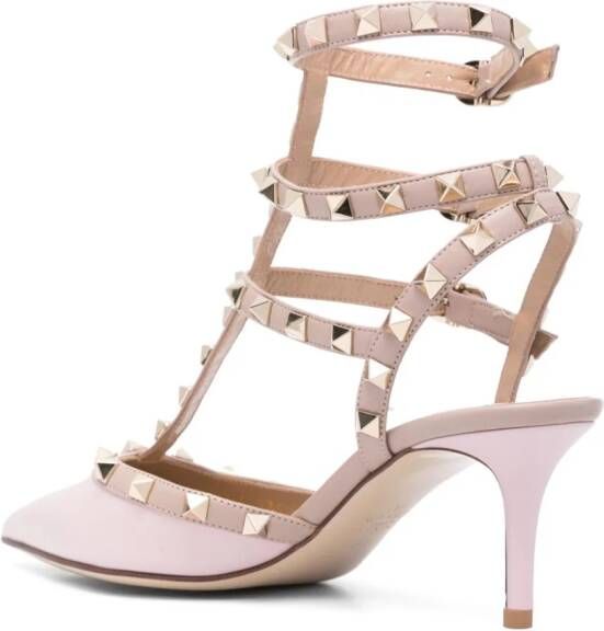 Valentino Garavani Pumps verfraaid met Rockstuds Roze