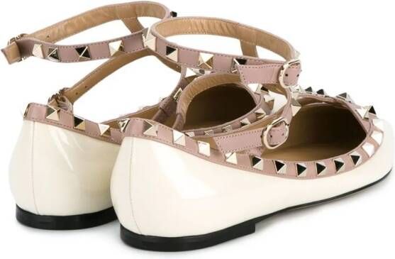 Valentino Garavani Rockstud ballerinas Beige