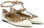 Valentino Garavani Rockstud ballerinas Beige - Thumbnail 4