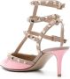 Valentino Garavani Rockstud gelakte pumps Roze - Thumbnail 3