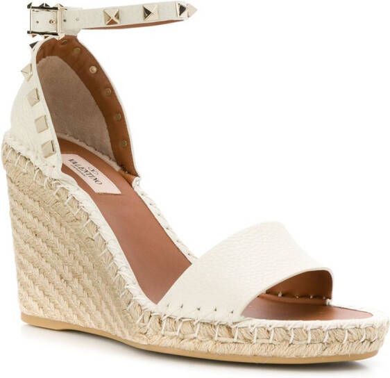 Valentino Garavani Rockstud espadrilles Beige