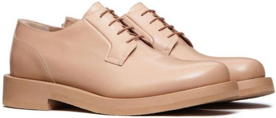 Valentino Garavani Rockstud Essential Derby schoenen Beige