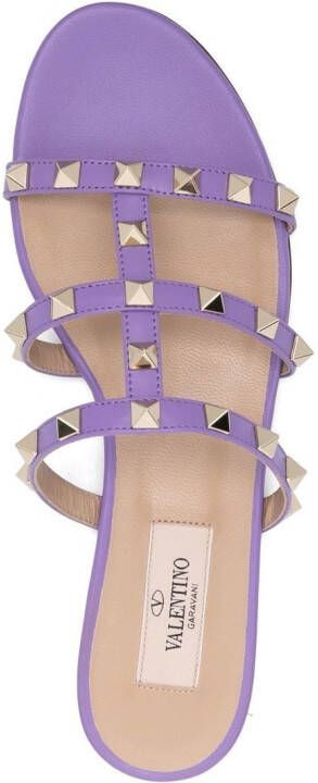 Valentino Garavani Rockstud sandalen Paars