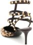 Valentino Garavani Rockstud gekooide pumps Bruin - Thumbnail 3