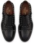 Valentino Garavani Rockstud leren brogues Zwart - Thumbnail 4