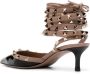 Valentino Garavani Rockstud leren pumps Zwart - Thumbnail 3