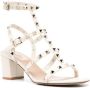 Valentino Garavani Rockstud leren sandalen Beige - Thumbnail 2